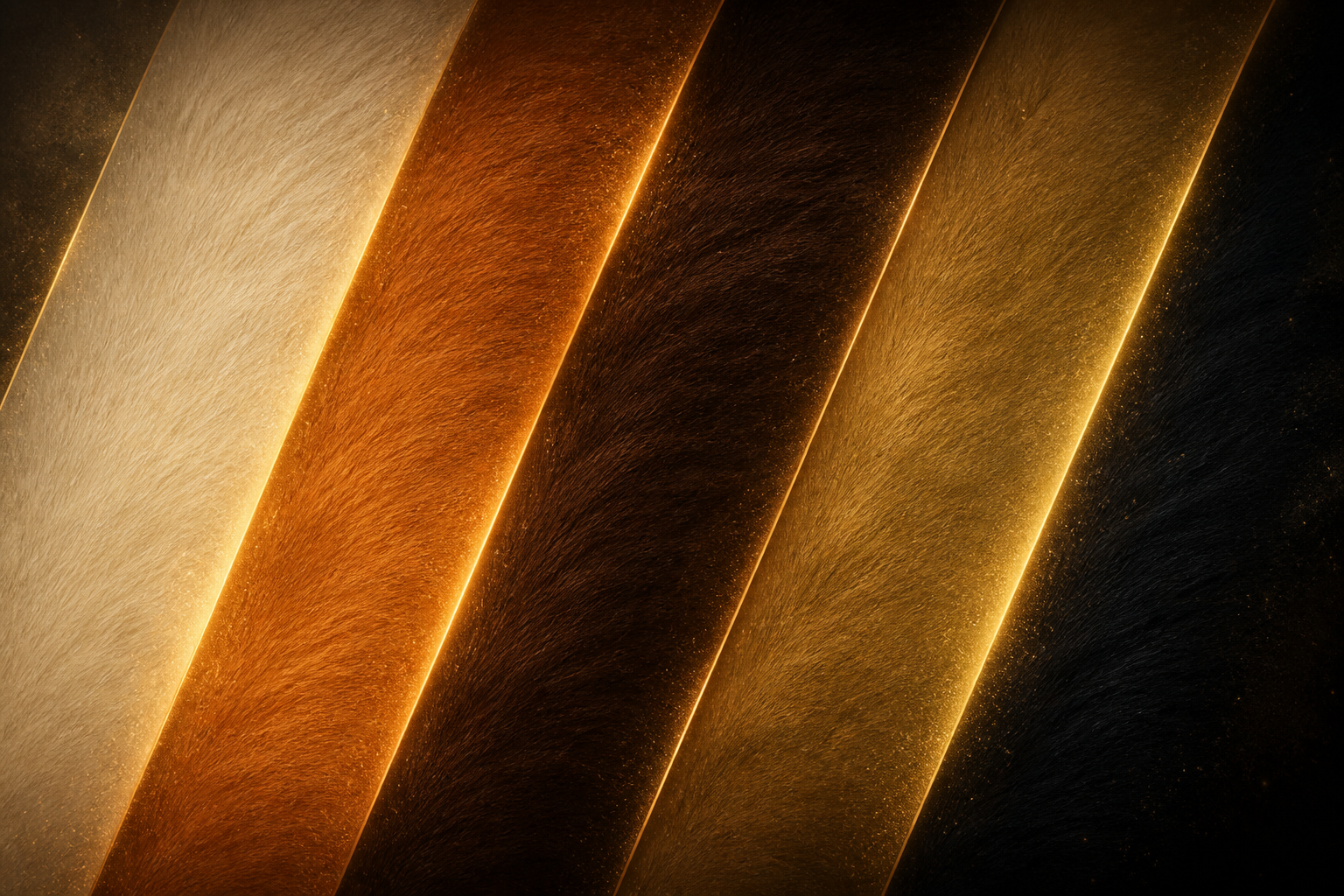 Five diagonal coat stripes